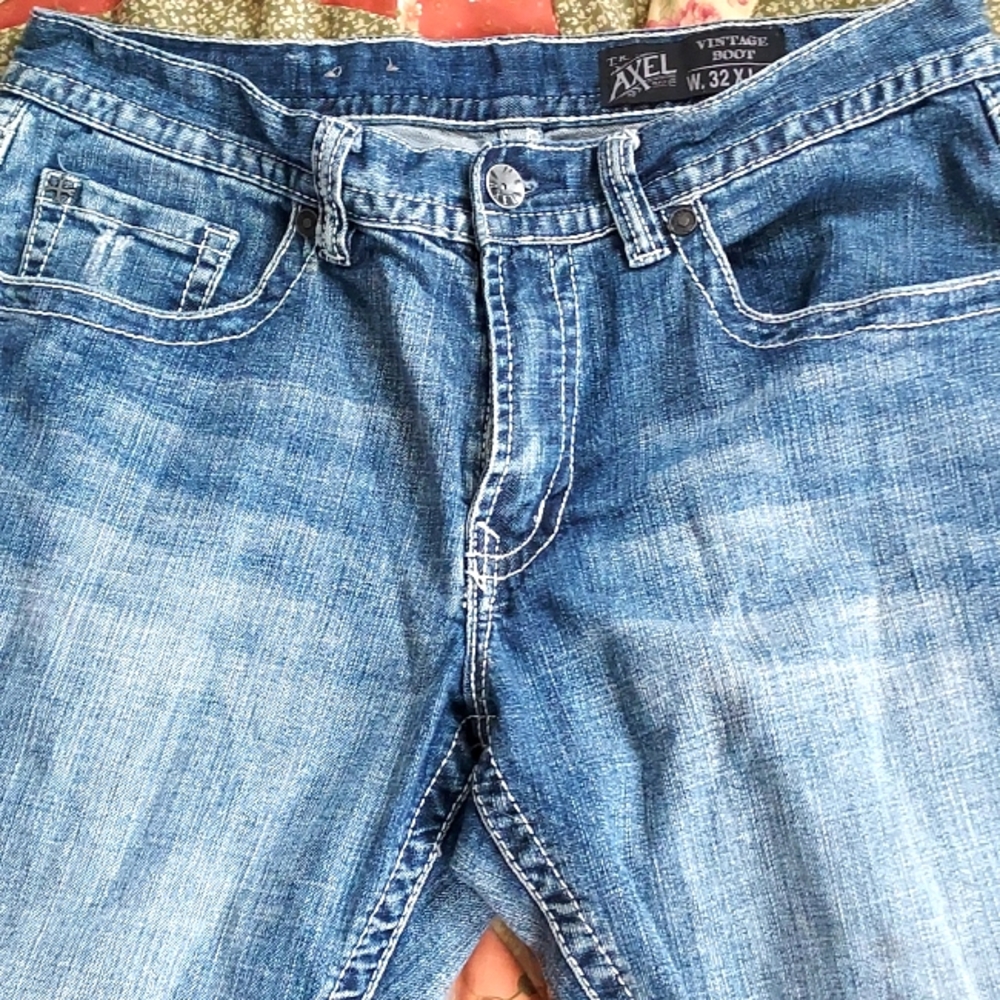 Mens Axel vintage boot cut jeans